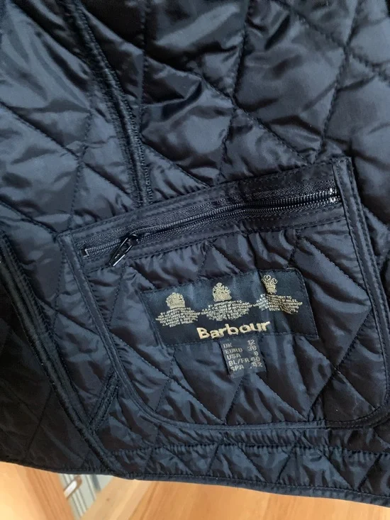 BARBOUR JACKET QUILTED LIGHTWEIGHT BLACK LARGE - Picture 9 of 11
